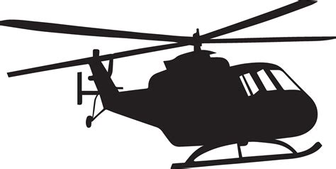 Helicopter vector silhouette illustration 25751325 Vector Art at Vecteezy