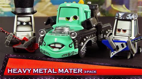 Heavy Metal Mater Cars Toon Walmart 3 Pack 2013 Disney Pixar Mattel Die ...