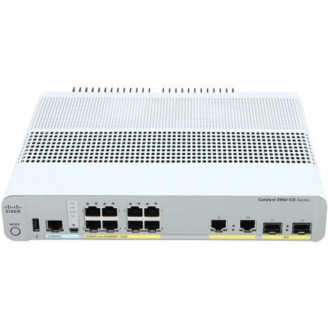 CISCO Catalyst 2960CX-8PC-L Layer 3 Switch