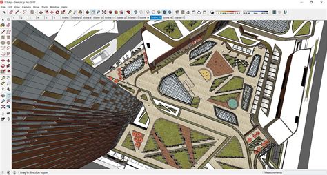 3D Sketchup architecture building commerical and office G3