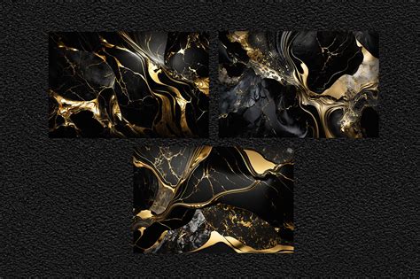 20 - Black Gold Marble Texture :: Behance