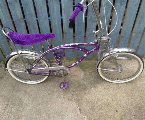 Purple Bratz Low rider Bicycle custom chopper style bike | Bicycle, Custom chopper, Bikes for sale