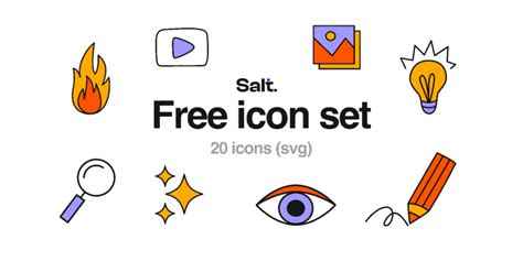 20 Hand Drawn Icon Set | Figma