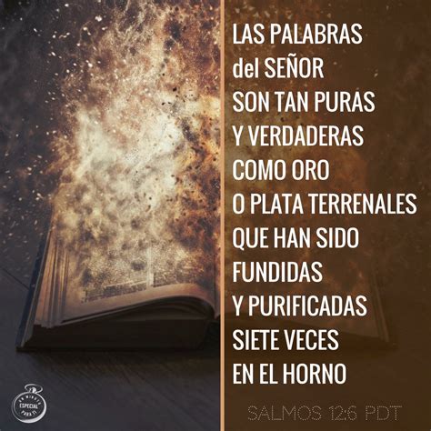 Salmos 12:6 | Salmos, Palabra del señor, Palabras