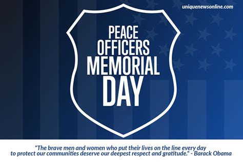 Peace Officers Memorial Day 2023 In The United States: Wishes, Quotes ...