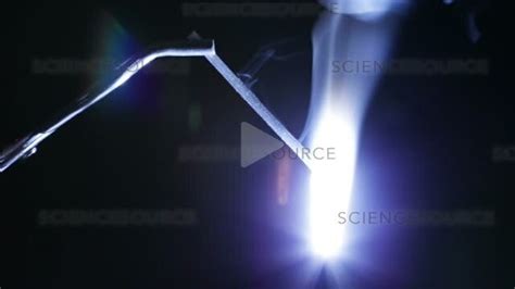 Magnesium ribbon burning | Stock Video - Science Source Images