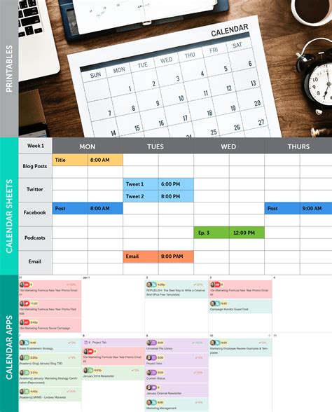 The Best 2019 Content Calendar Template: Get Organized All Year