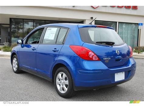 2008 Sapphire Blue Nissan Versa 1.8 SL Hatchback #22764017 Photo #3 ...