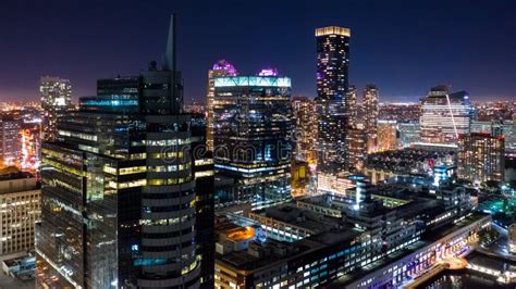 Aerial View of Jersey City by Night Stock Image - Image of high, downtown: 159773609