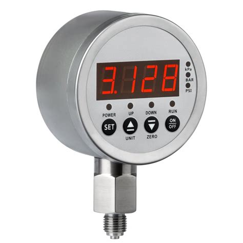 Digital pressure gauge with electrical contact Ø80mm Kl.0,5%, 189,21