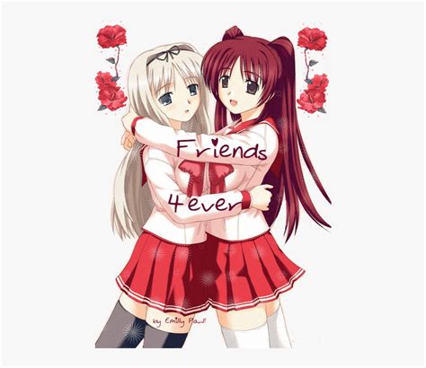 Anime Best Friends Forever, HD Png Download , Transparent Png Image - PNGitem