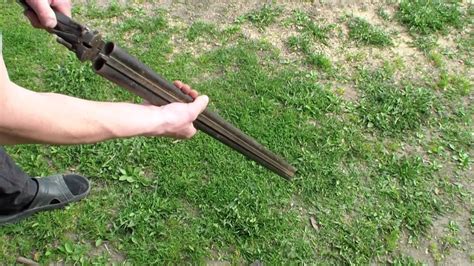 How to assemble double-barreled shotgun - YouTube