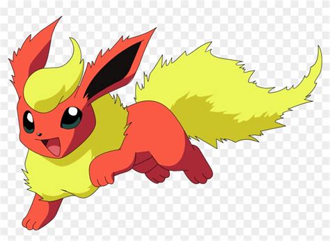 Flareon- Http - //static - Comicvine - - Pokemon Eevee Evolution Flareon - Free Transparent PNG ...