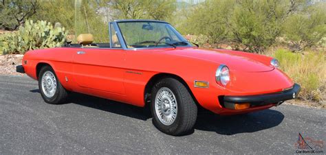 1978 Alfa Romeo Spider Veloce Convertible 2-Door 2.0L