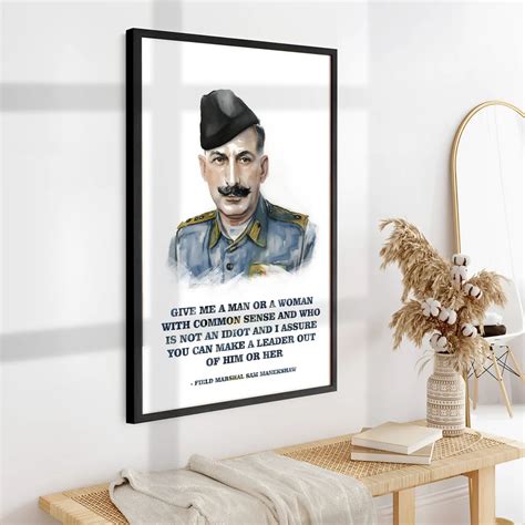 A Born Leader- Sam Manekshaw With Quotes – Ritwikas