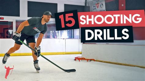 15 HOCKEY SHOOTING DRILLS (PERFECT FOR AT HOME) 🏒 - YouTube