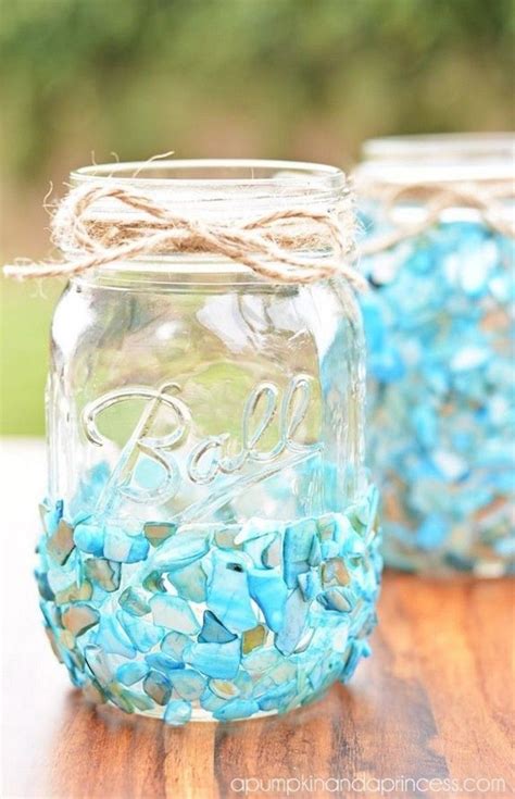 10 Easy And Creative Glass Jar Crafts Ideas | Jar crafts, Mason jar crafts diy, Mason jar crafts