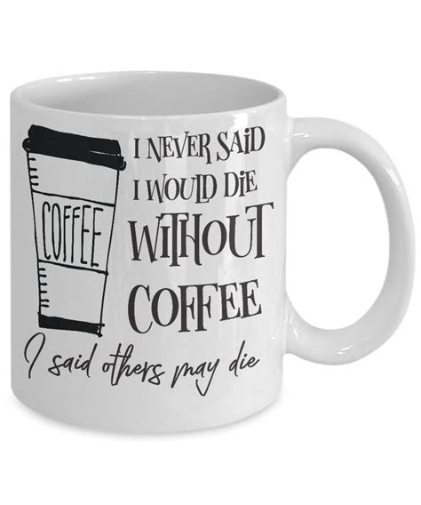 Sarcastic Coffee Mug Funny Coffee Mug Mug With Sayings I - Etsy | Funny coffee mugs, Coffee ...