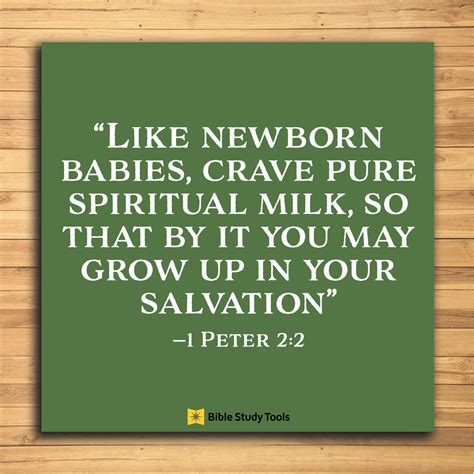 How to Grow in Your Salvation (1 Peter 2:2) - Your Daily Bible Verse ...