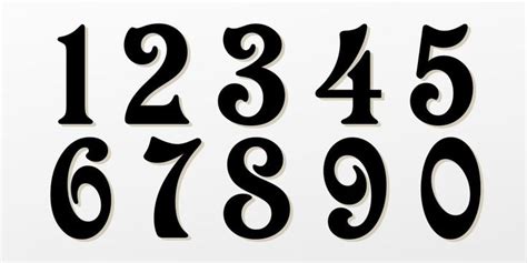 Victorian Graffiti Fonts Numbers | Graffiti schriftart, Graffiti ...