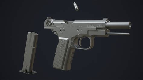 3D model Bren Ten Pistol by Dornaus and Dixon Enterprises Inc VR / AR ...