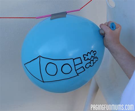 Balloon Rocket…an easy & FUN Science Experiment for Kids