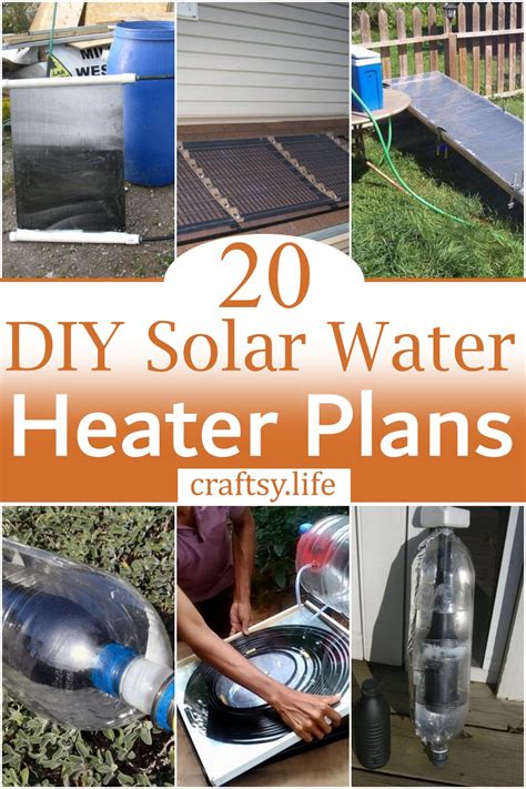 20 DIY Solar Water Heater Plans - Craftsy