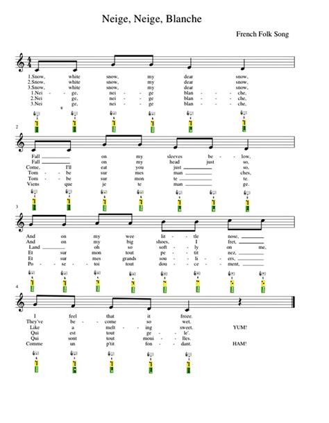 Winter Songs - 4th Grade