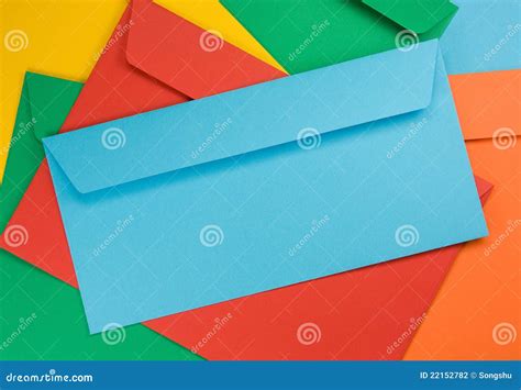 Colored Envelopes Stock Photography - Image: 22152782