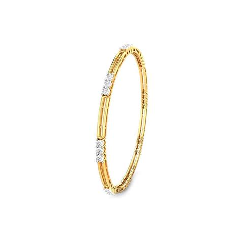 Gold And Diamond Bangle