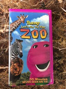 Barney - Lets Go to the Zoo (VHS, 2001) 45986020352 | eBay