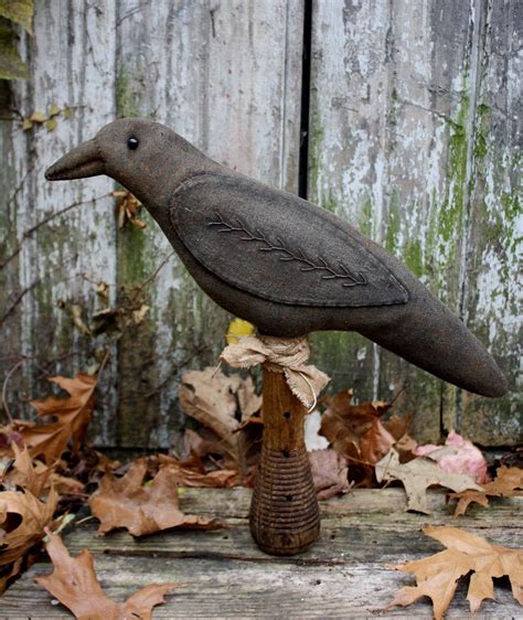 PATTERN Primitive Big Olde Crow Digital PDF Pattern, Bird Sewing ...