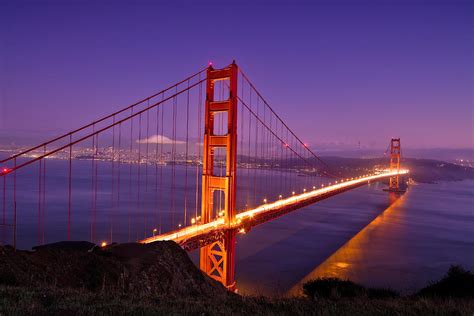 Golden Gate Bridge Sunset Photograph by Chris Moore