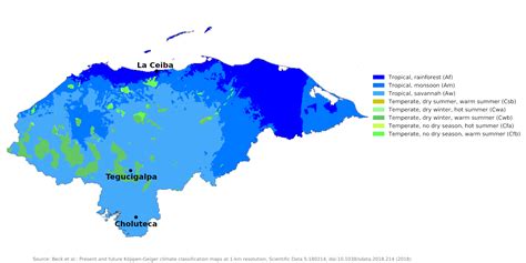 Blue Green Atlas - The Climate of Honduras