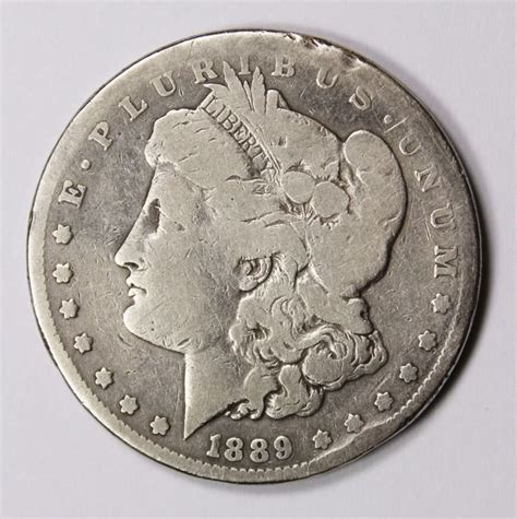 1889-CC MORGAN SILVER DOLLAR