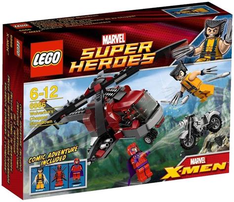 LEGO Marvel Super Heroes 6866 Wolverine's Chopper Showdown : Amazon.co.uk: Toys & Games