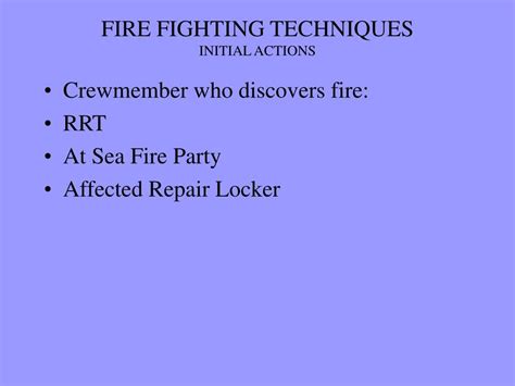 PPT - FIRE FIGHTING TECHNIQUES PowerPoint Presentation, free download ...