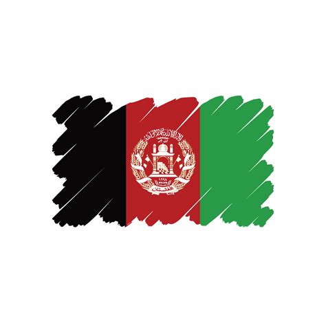 Afghanistan flag vector 4943747 Vector Art at Vecteezy