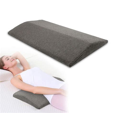 bokemar Long Sleeping Pillow for Lower Back Pain Multifunctional Memory Foam Orthopedic Super ...