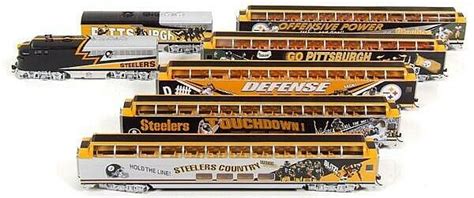 Hawthorne Village NFL Pittsburgh Steeler Collection Complete HO Scale ...