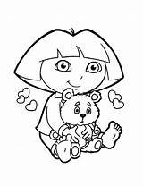 Dora Coloring Pages  Free Printable For Kids sketch template