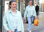 Pregnant Gemma Atkinson has a spring in her step as she leaves Step...