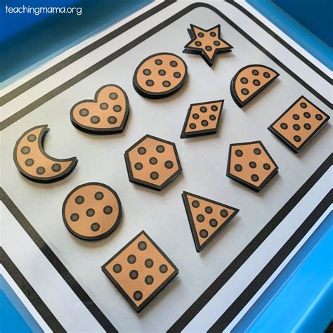 Cookie Shapes Matching Activity - Teaching Mama