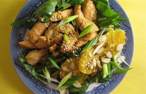 Warm Chinese Chicken & Tatsoi Salad Recipe – Lilly’s Table / Cook ...