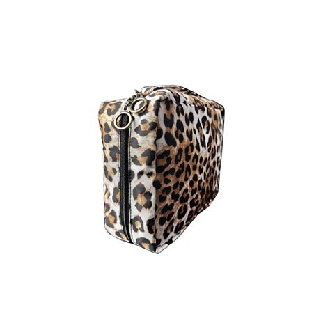 Leopard Skin Digital Printed Toiletry Organizer Hanging Dopp Kit for women and men - Toiletry ...