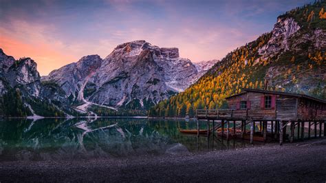 Lago Di Braies Dolomites Wallpapers - Wallpaper Cave