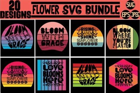 Flower SVG Bundle Bundle · Creative Fabrica