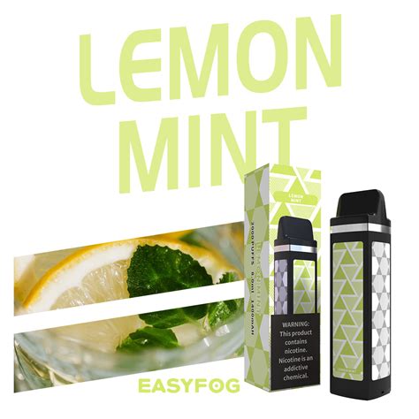 The Best Vape Pen 2000 Puffs 20 Flavors Lemon Mint Disposable Vape ...