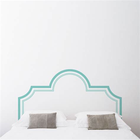 Elegant Headboard Wall Decal Sticker - Bedroom Wall Sticker | Headboard ...