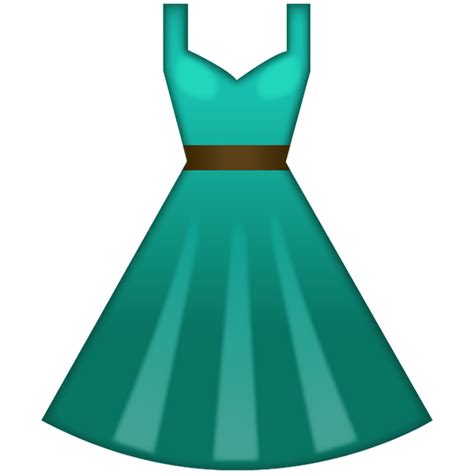 Download Green Dress Emoji Icon | Emoji Island